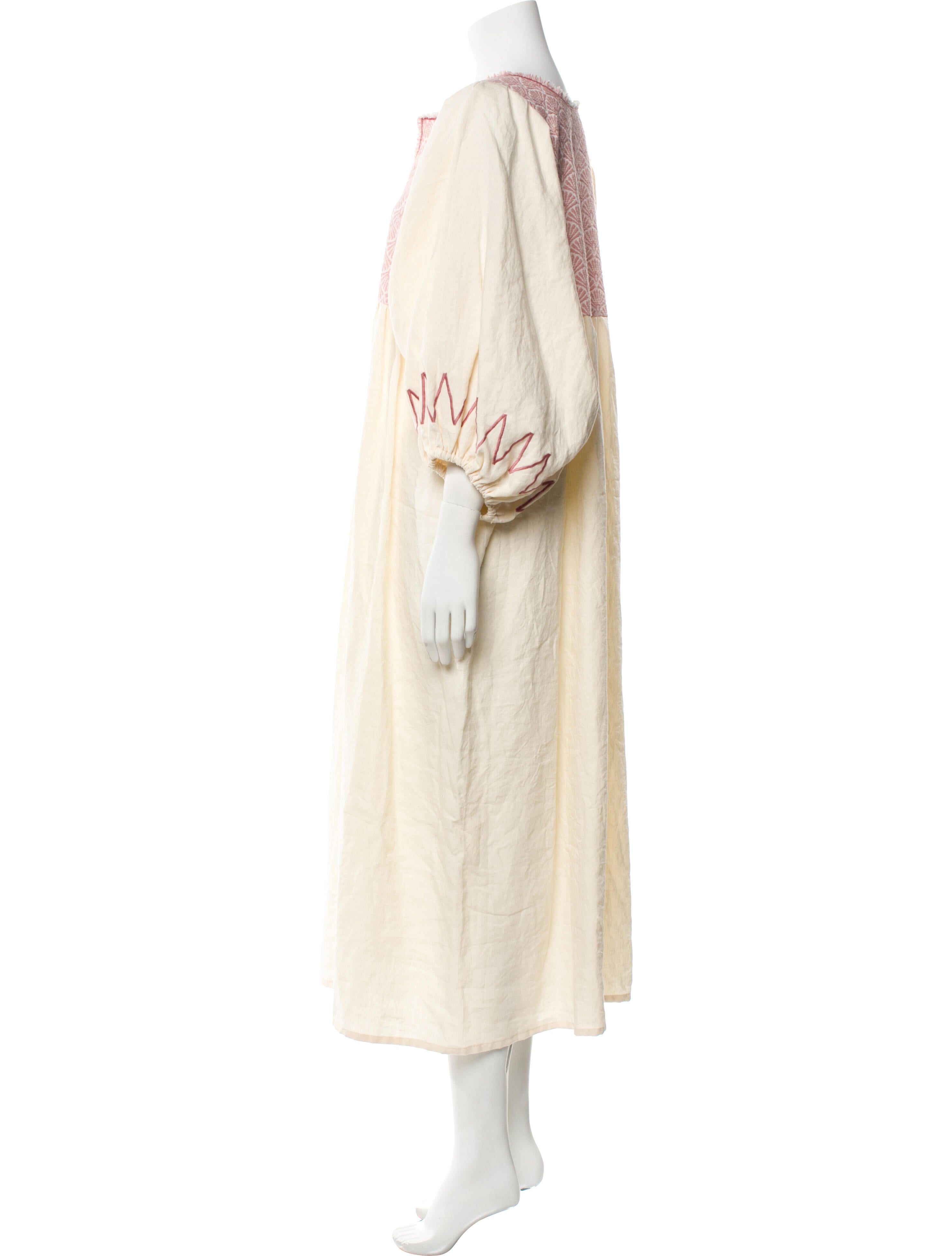 Nina Leuca Linen Long Dress
