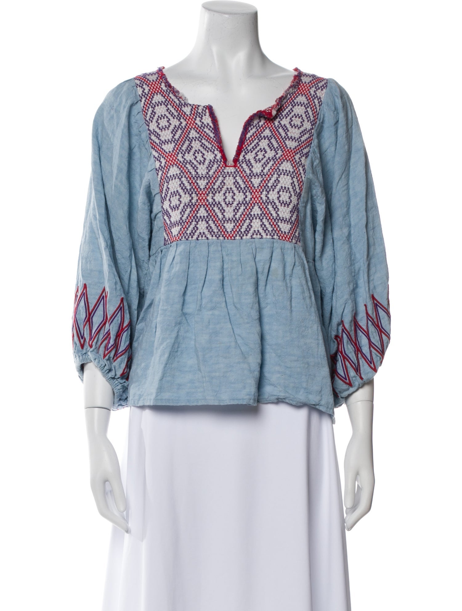 Nina Leuca Linen Printed Tunic