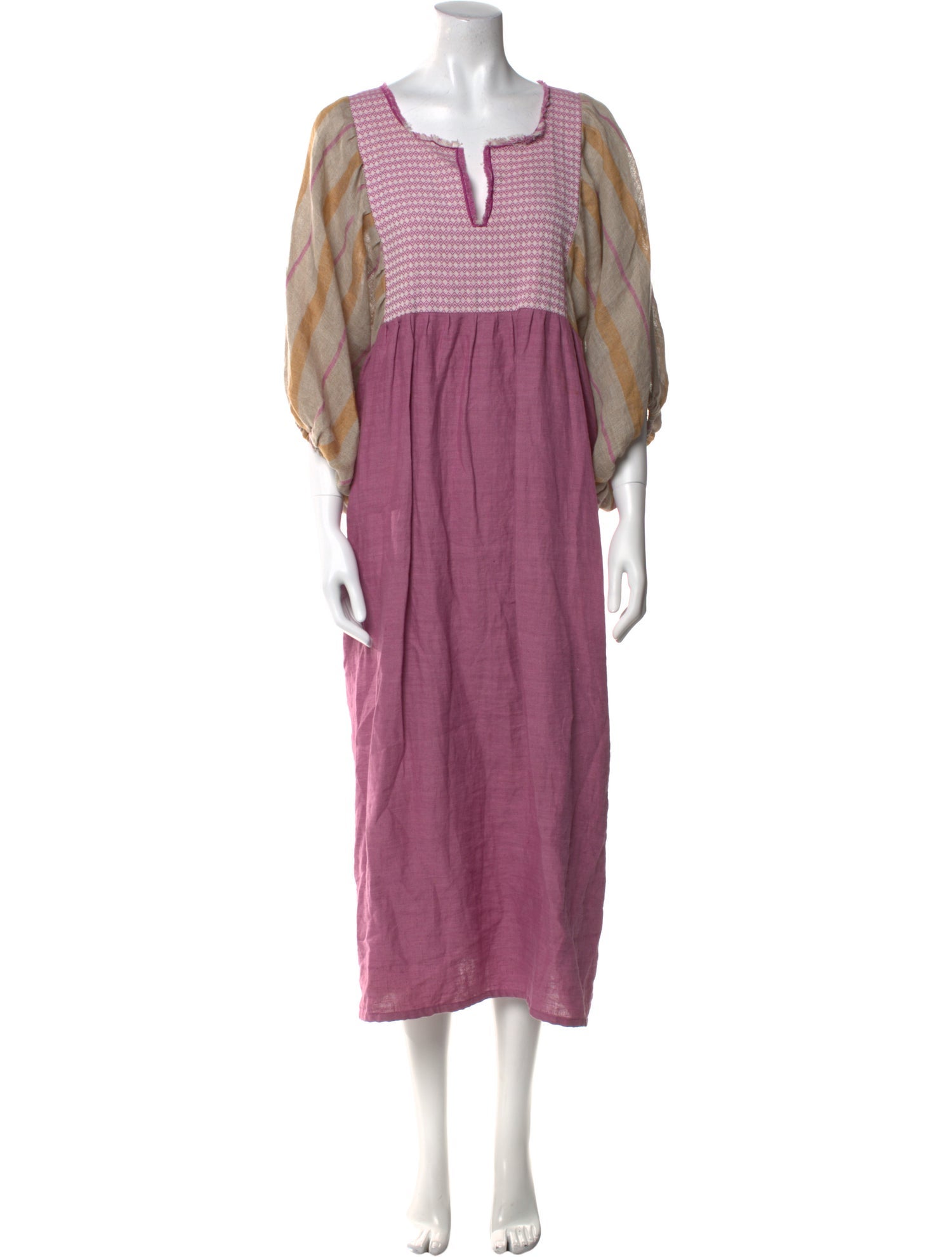 Nina Leuca Linen Long Dress