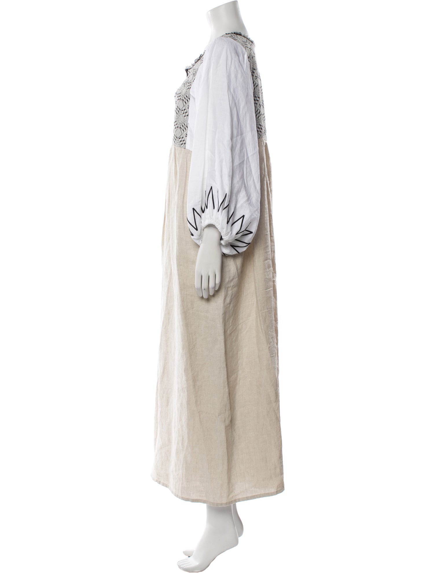Nina Leuca Linen Long Dress