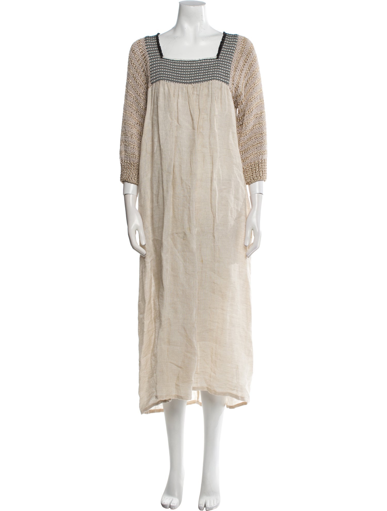 Nina Leuca Linen Long Dress