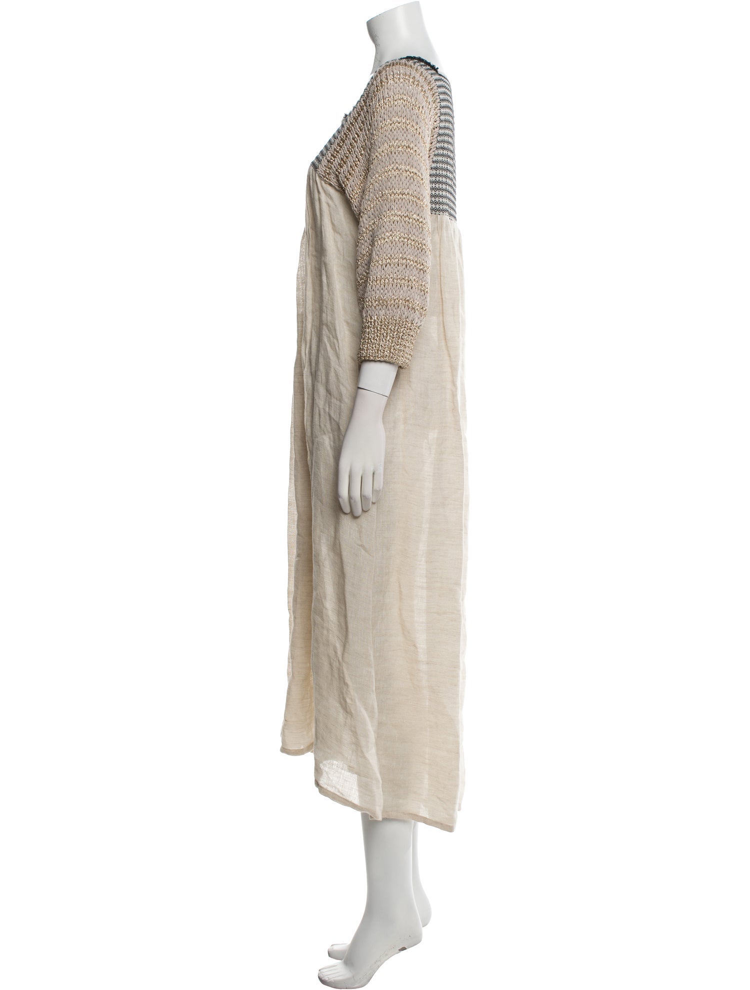 Nina Leuca Linen Long Dress