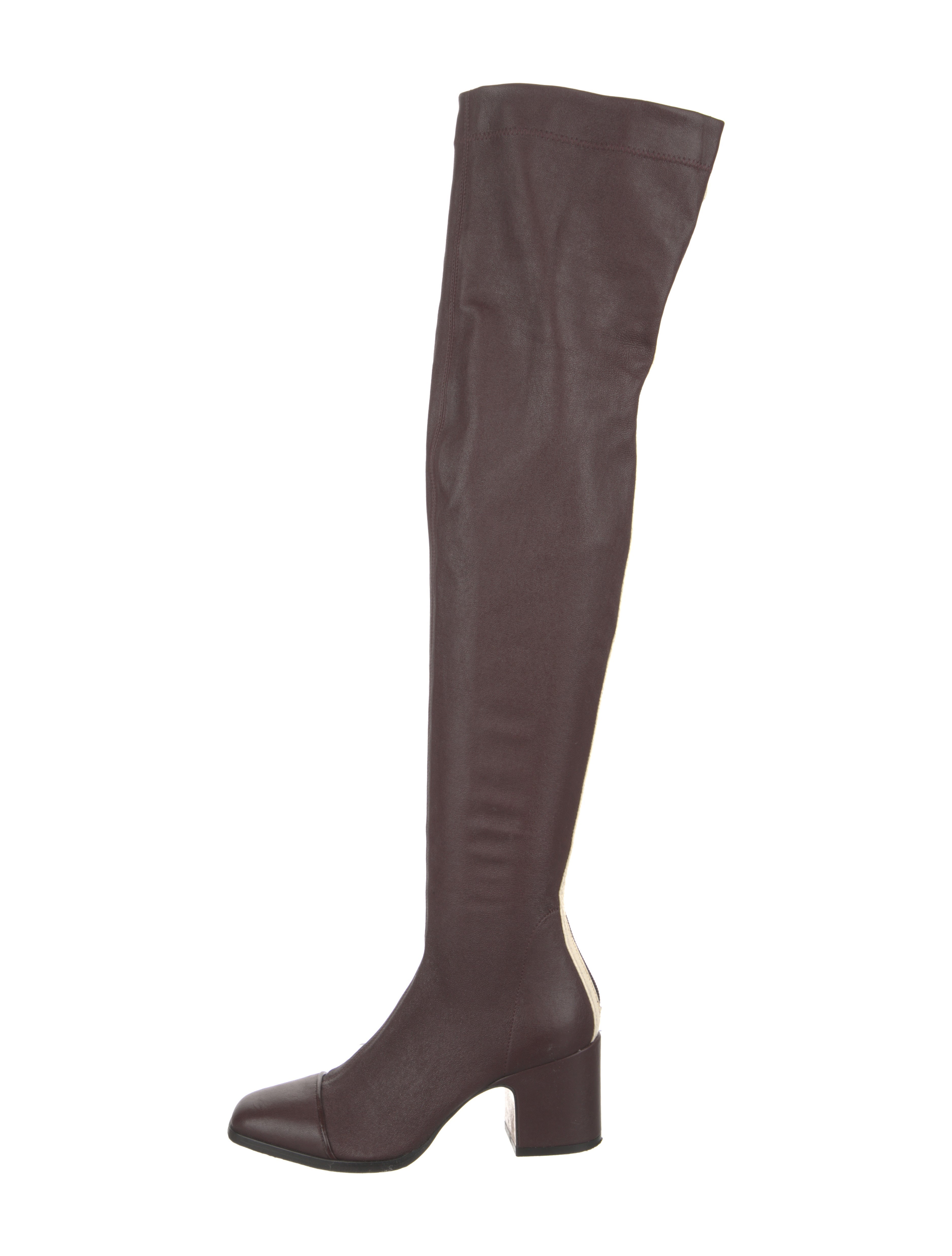 ralph lauren knee high boots