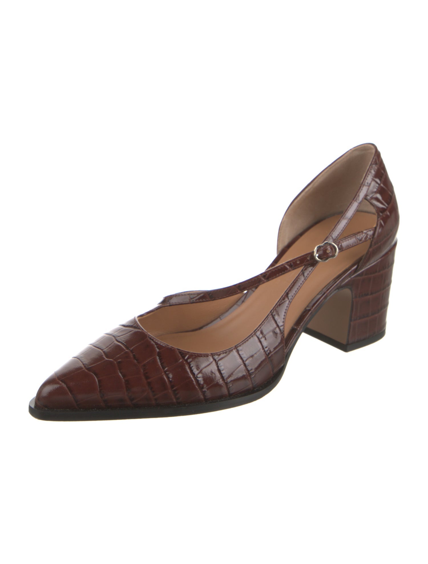 Nomasei Leather D'Orsay Pumps