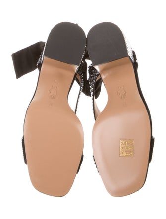 Nomasei Suede Patterned Slingback Sandals