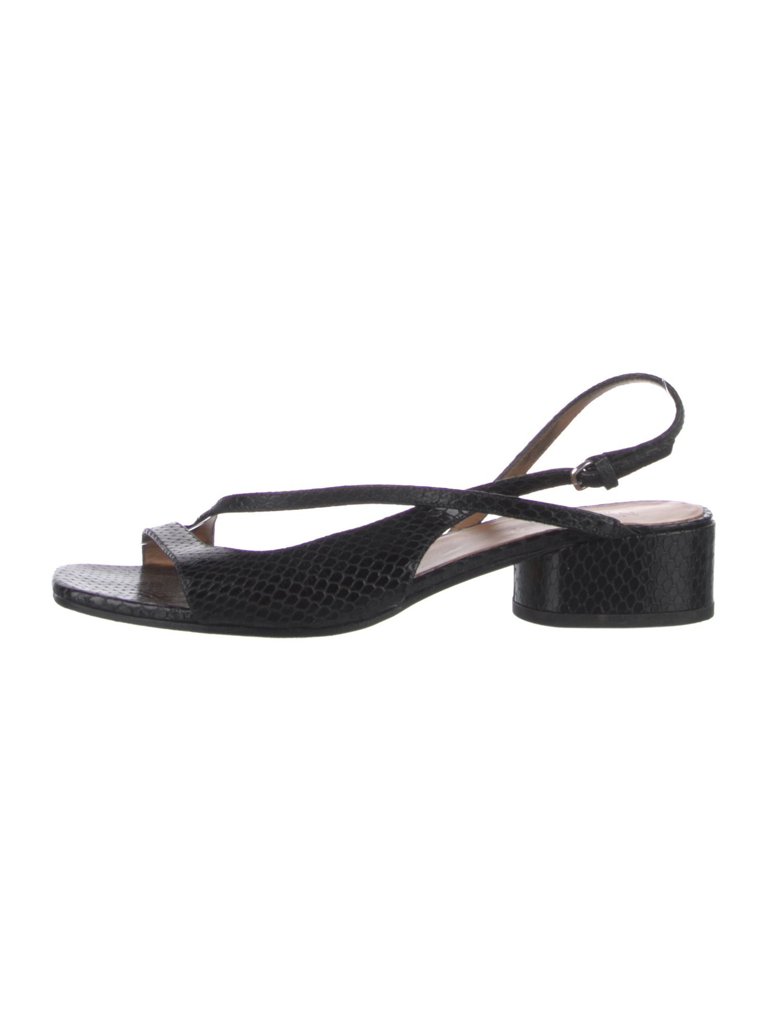 Nomasei Leather Slingback Sandals
