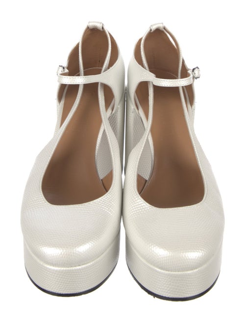 Nomasei Leather Slingback Pumps