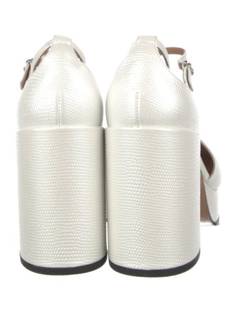 Nomasei Leather Slingback Pumps