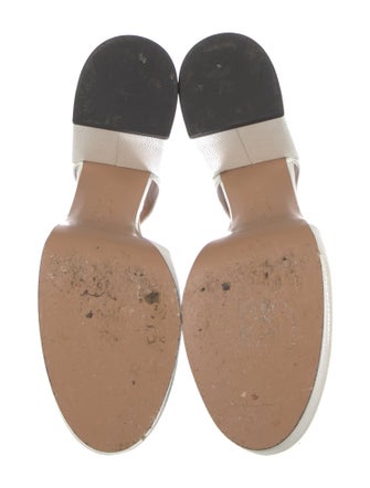 Nomasei Leather Slingback Pumps