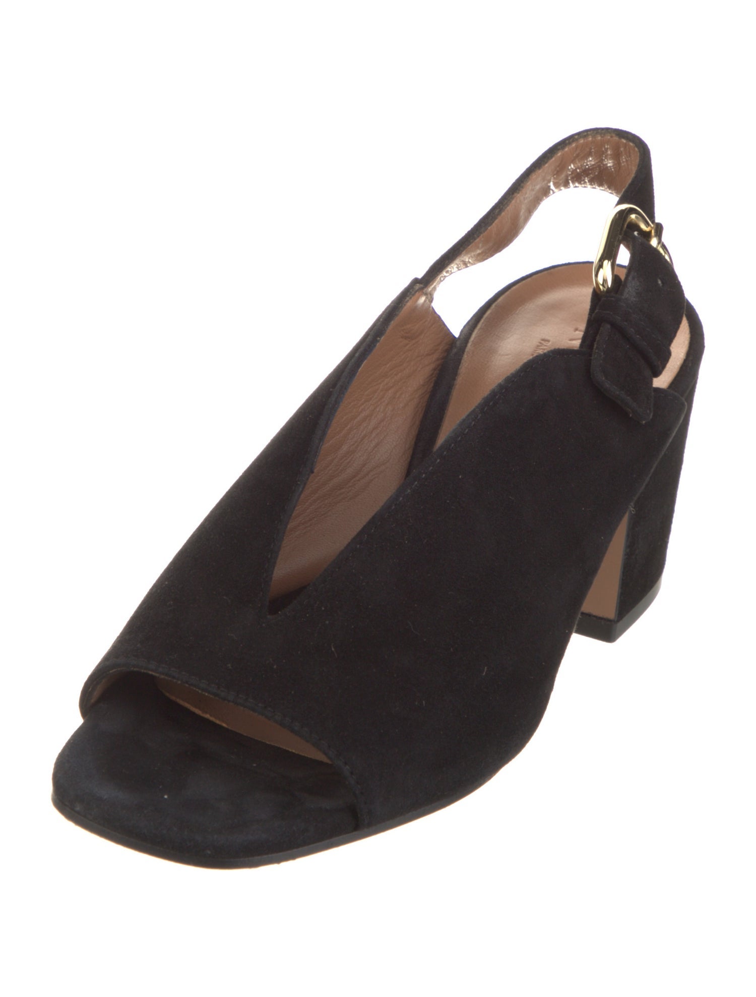Nomasei Suede Slingback Pumps