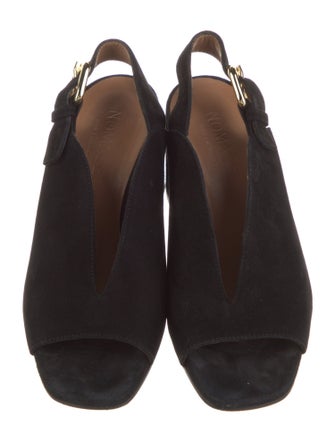 Nomasei Suede Slingback Pumps