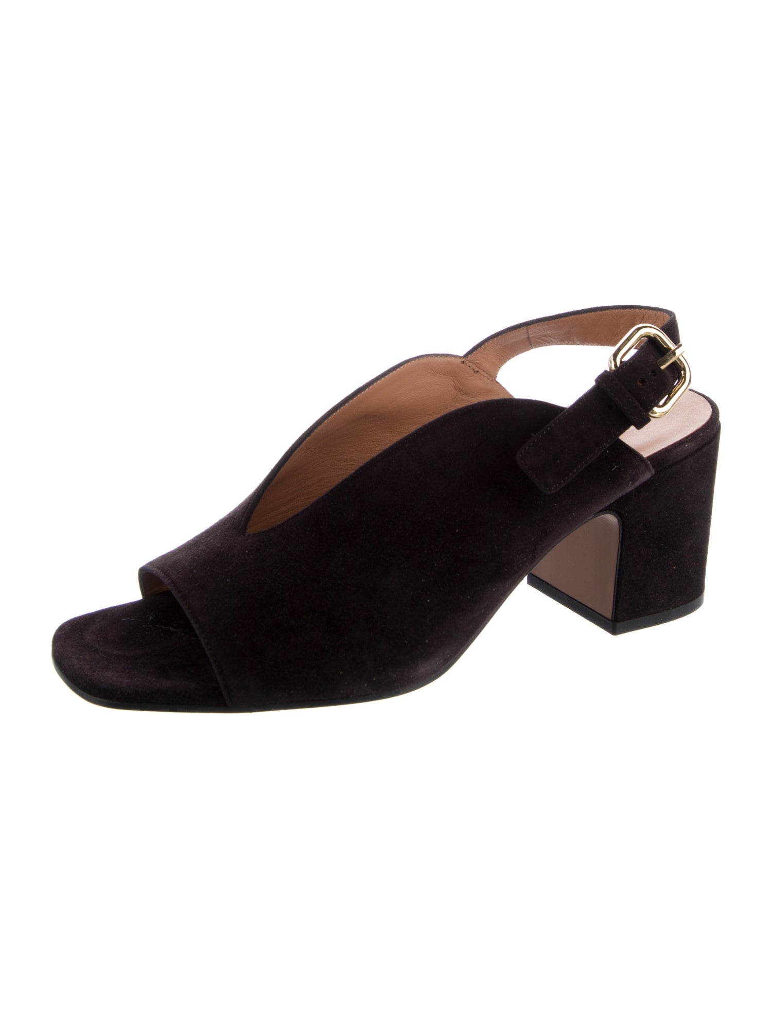 Nomasei Suede Slingback Pumps