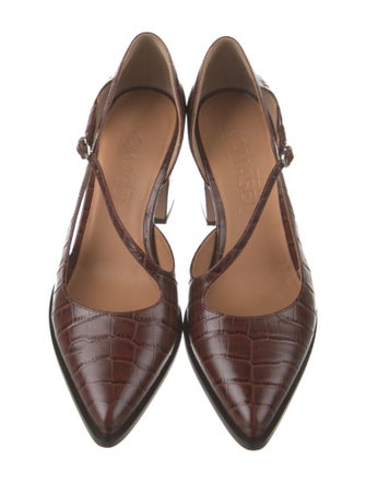 Nomasei Leather D'Orsay Pumps