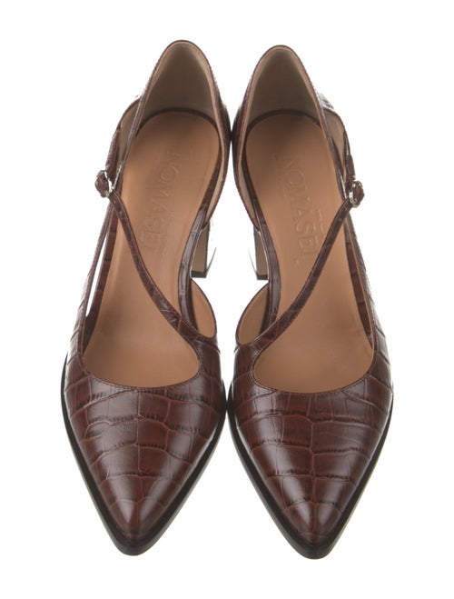 Nomasei Leather D'Orsay Pumps