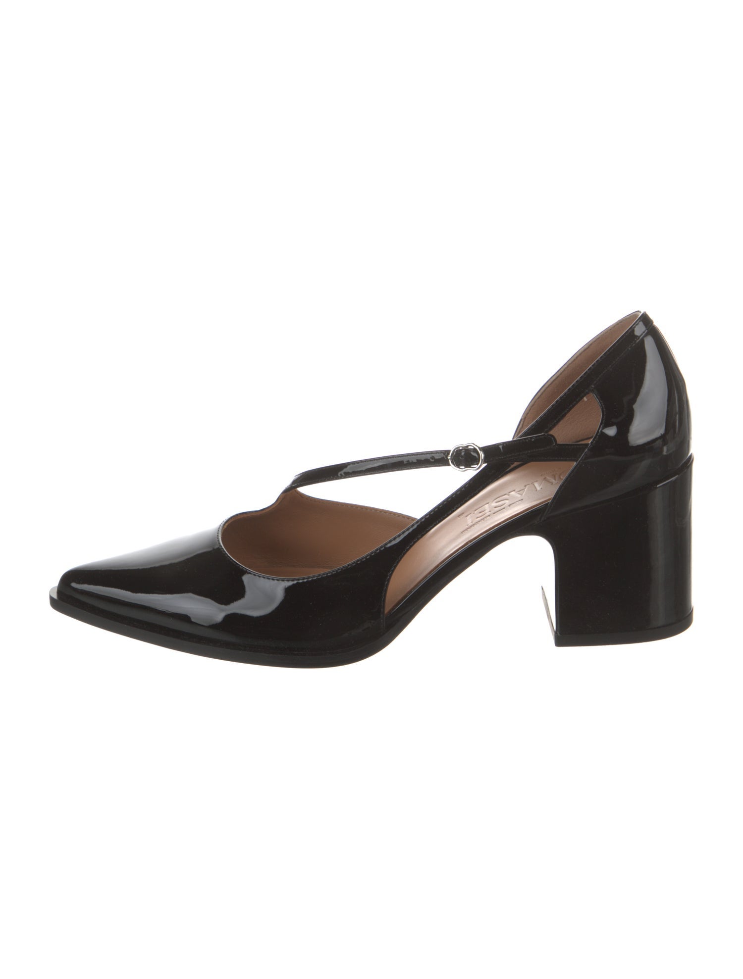 Nomasei Patent Leather D'Orsay Pumps