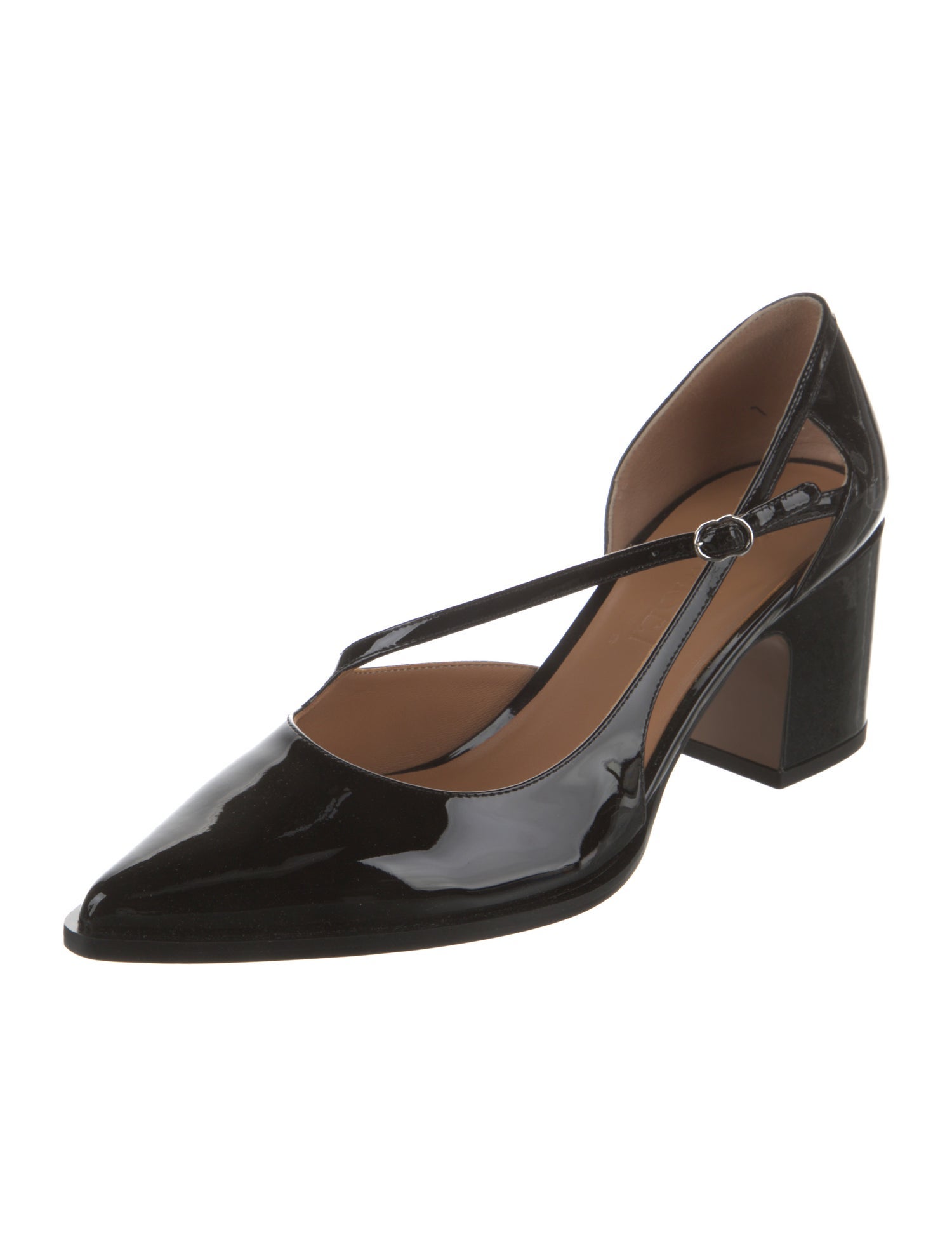 Nomasei Patent Leather D'Orsay Pumps