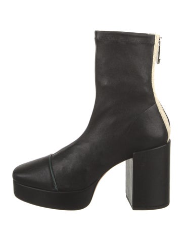 Pre-owned Nomasei Leather Boots In Green