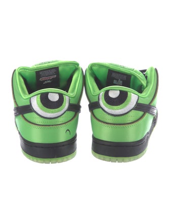 Nike SB Dunk Low 'The Powerpuff Girls Buttercup' Sneakers