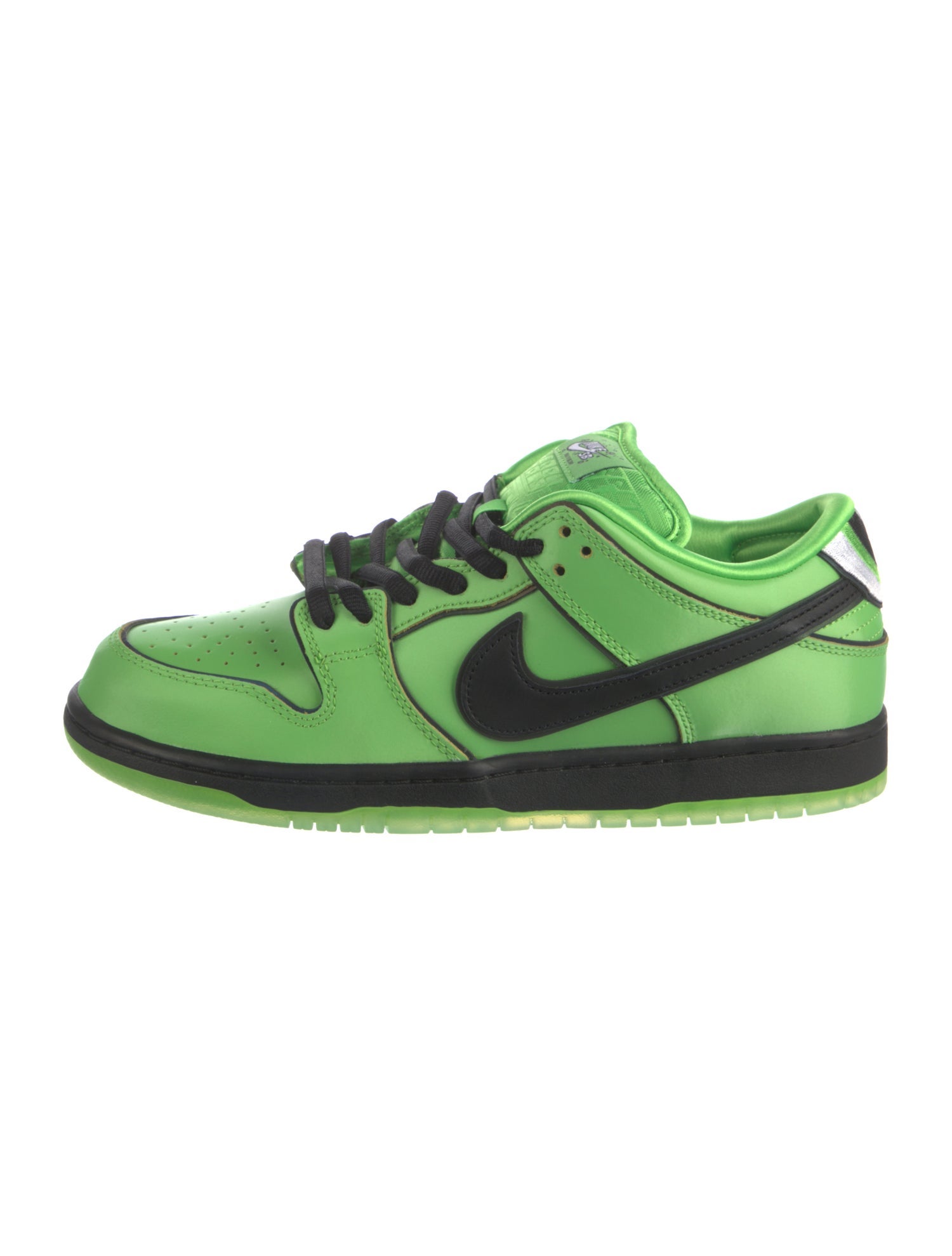 Nike SB x The Powerpuff Girls Nike SB Dunk Low The Powerpuff Girls Buttercup Sneakers