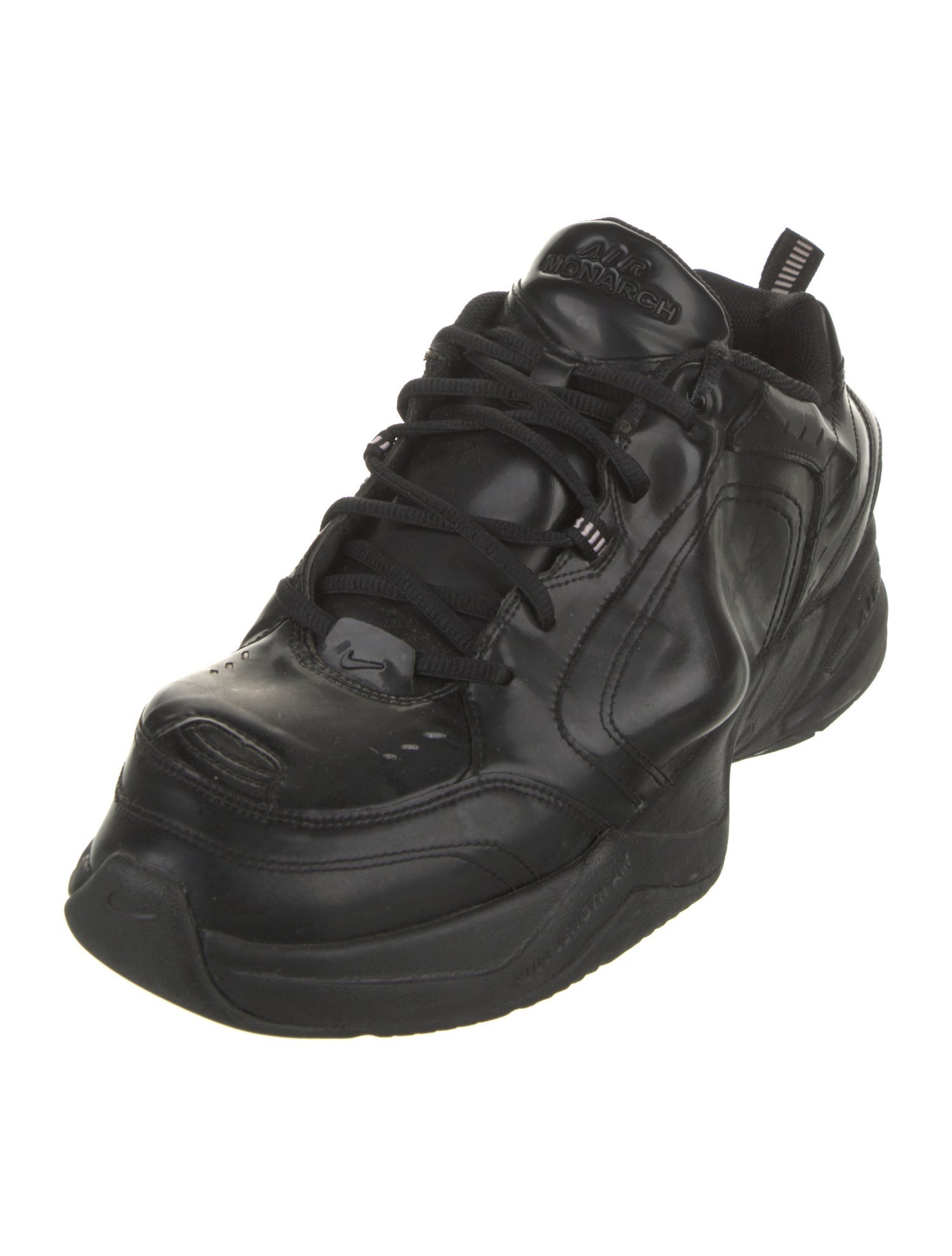 Nike x Martine Rose Air Monarch IV Black Sneakers