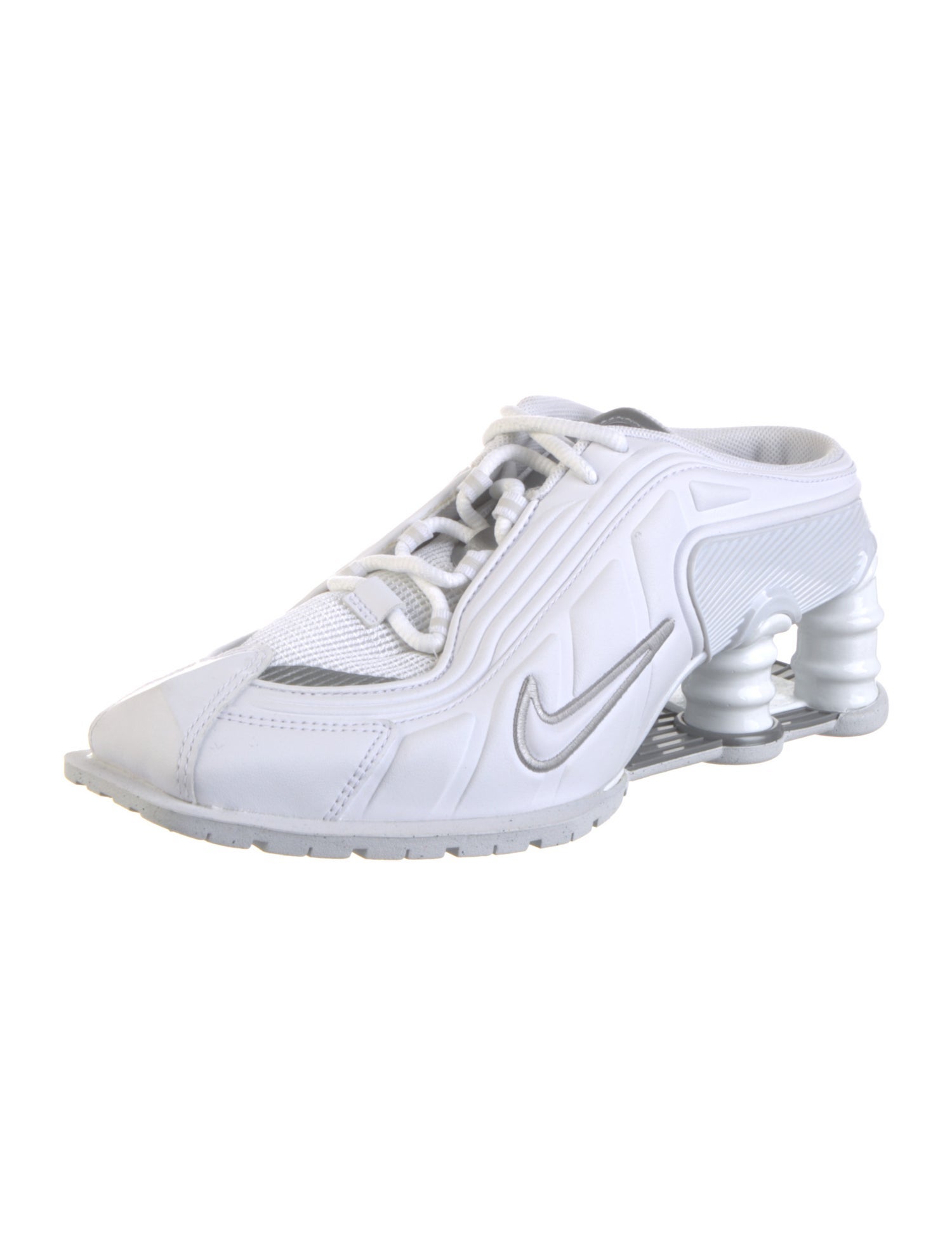 Nike x Martine Rose Shox Mule MR4 'White Metallic Silver' Athletic Sneakers