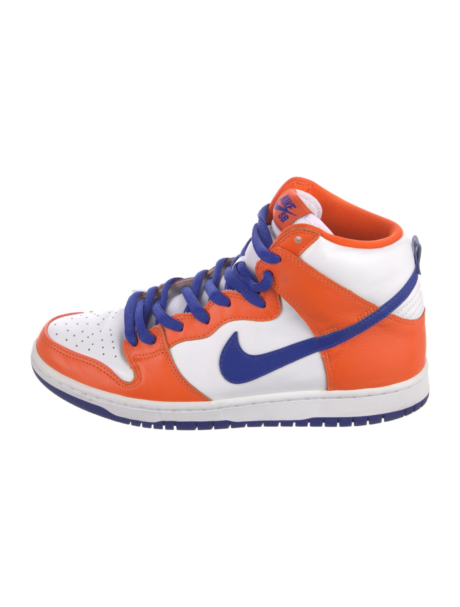 Nike SB Leather Colorblock Pattern Sneakers