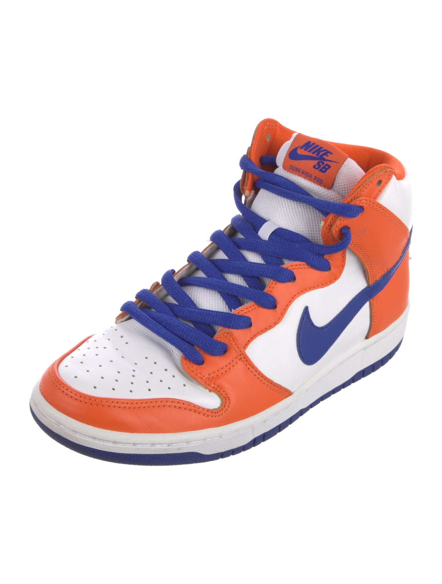 Nike SB Leather Colorblock Pattern Sneakers