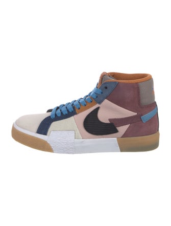 Nike SB Suede Colorblock Pattern Sneakers