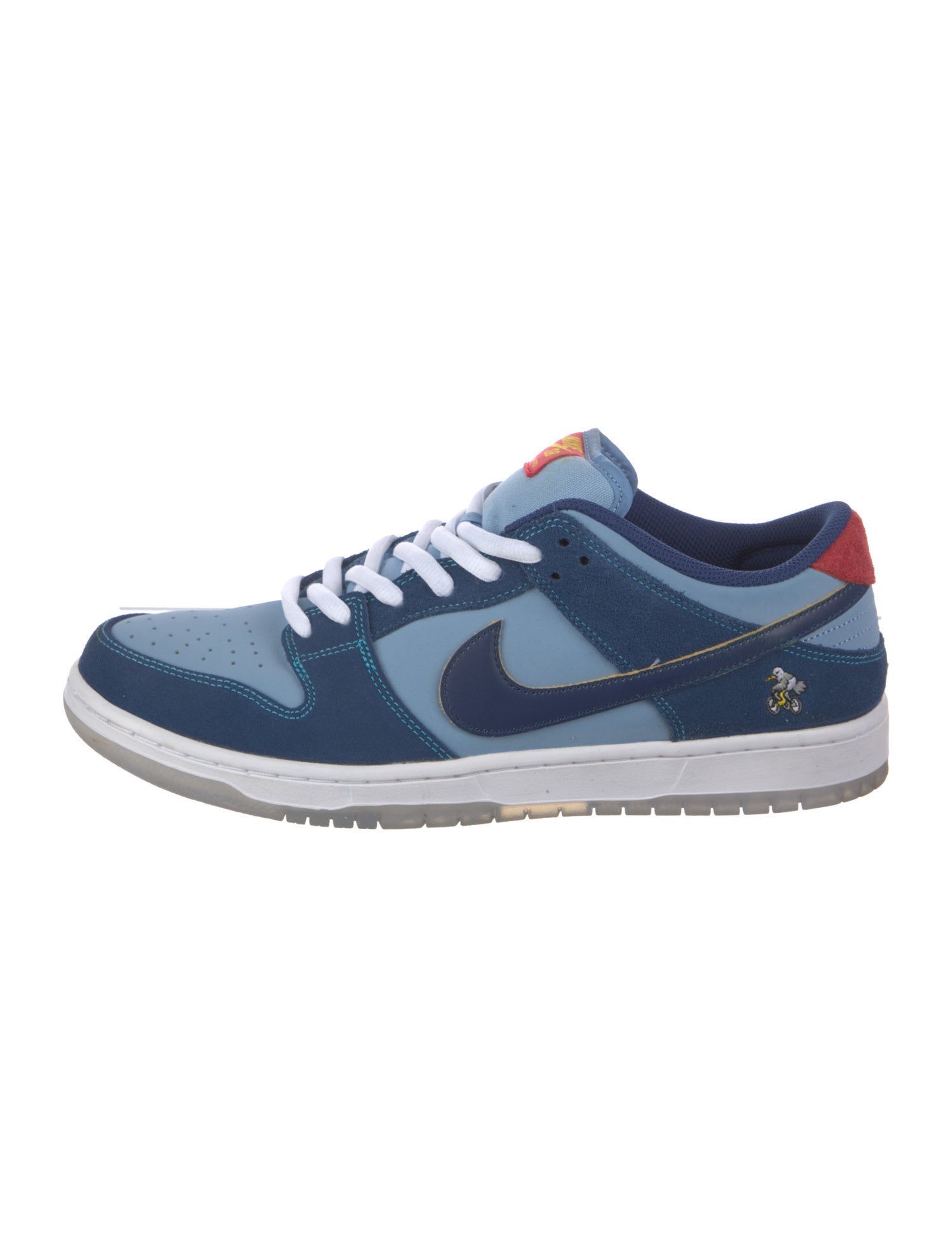 Nike SB Suede Colorblock Pattern Sneakers