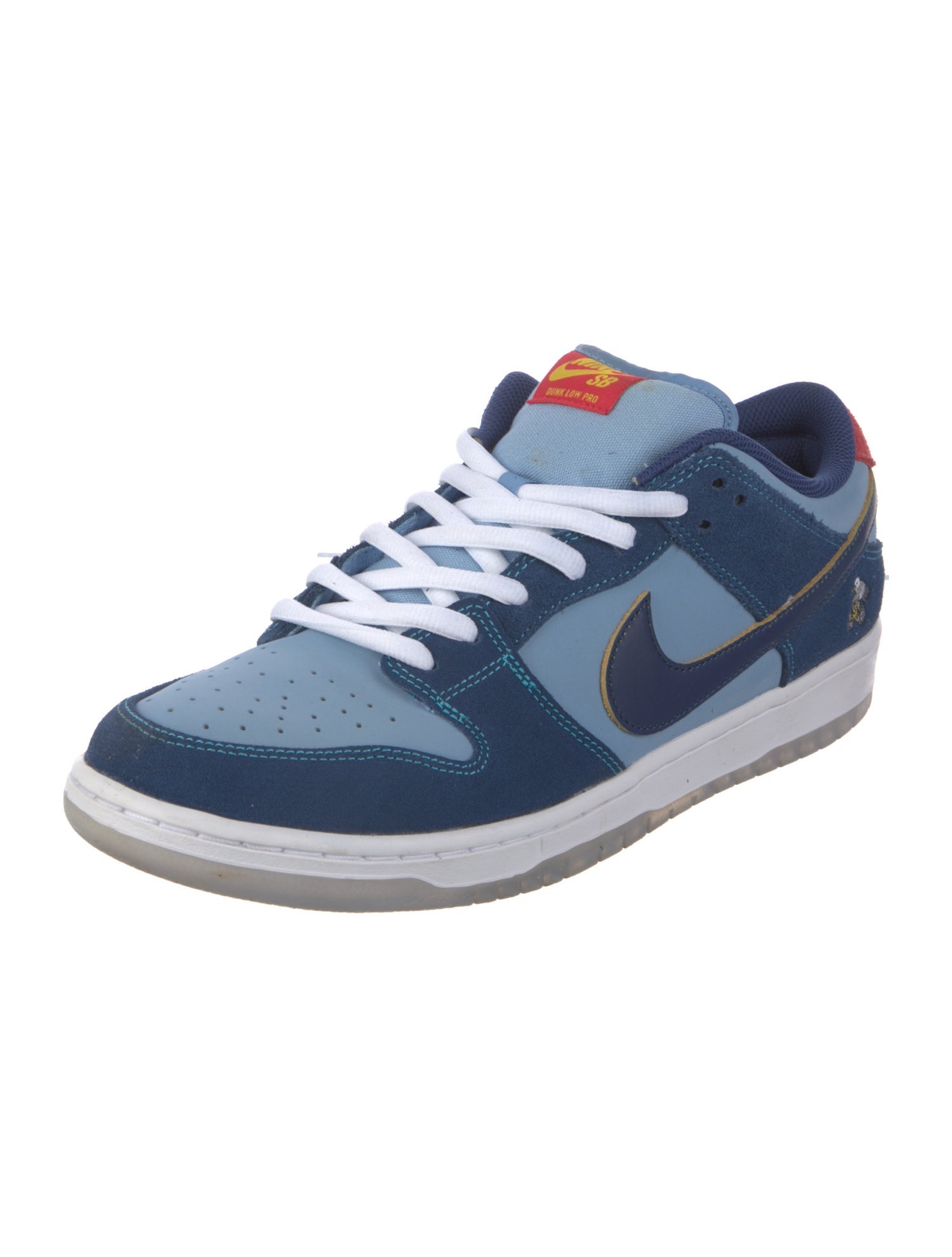 Nike SB Suede Colorblock Pattern Sneakers