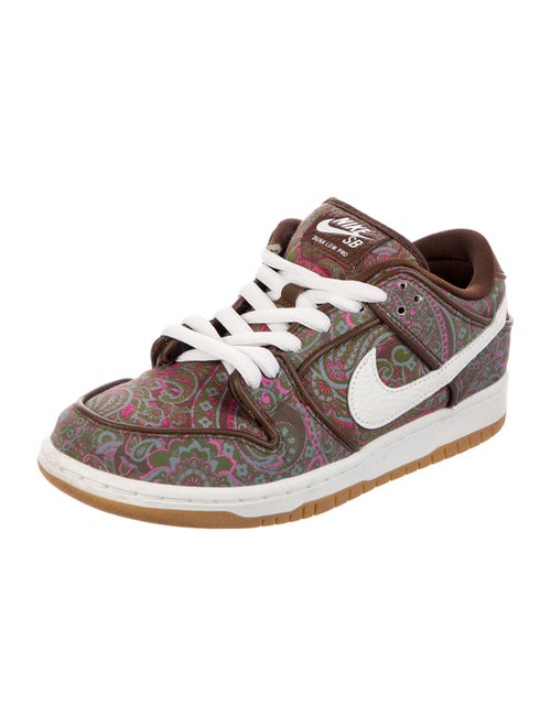 Nike SB Leather Printed Athletic Sneakers