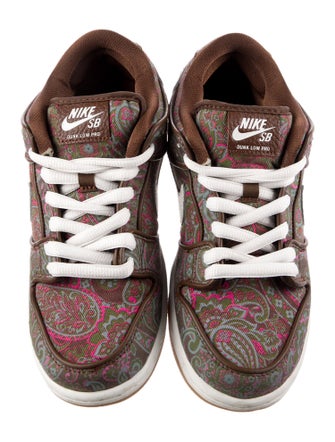 Nike SB Leather Printed Athletic Sneakers