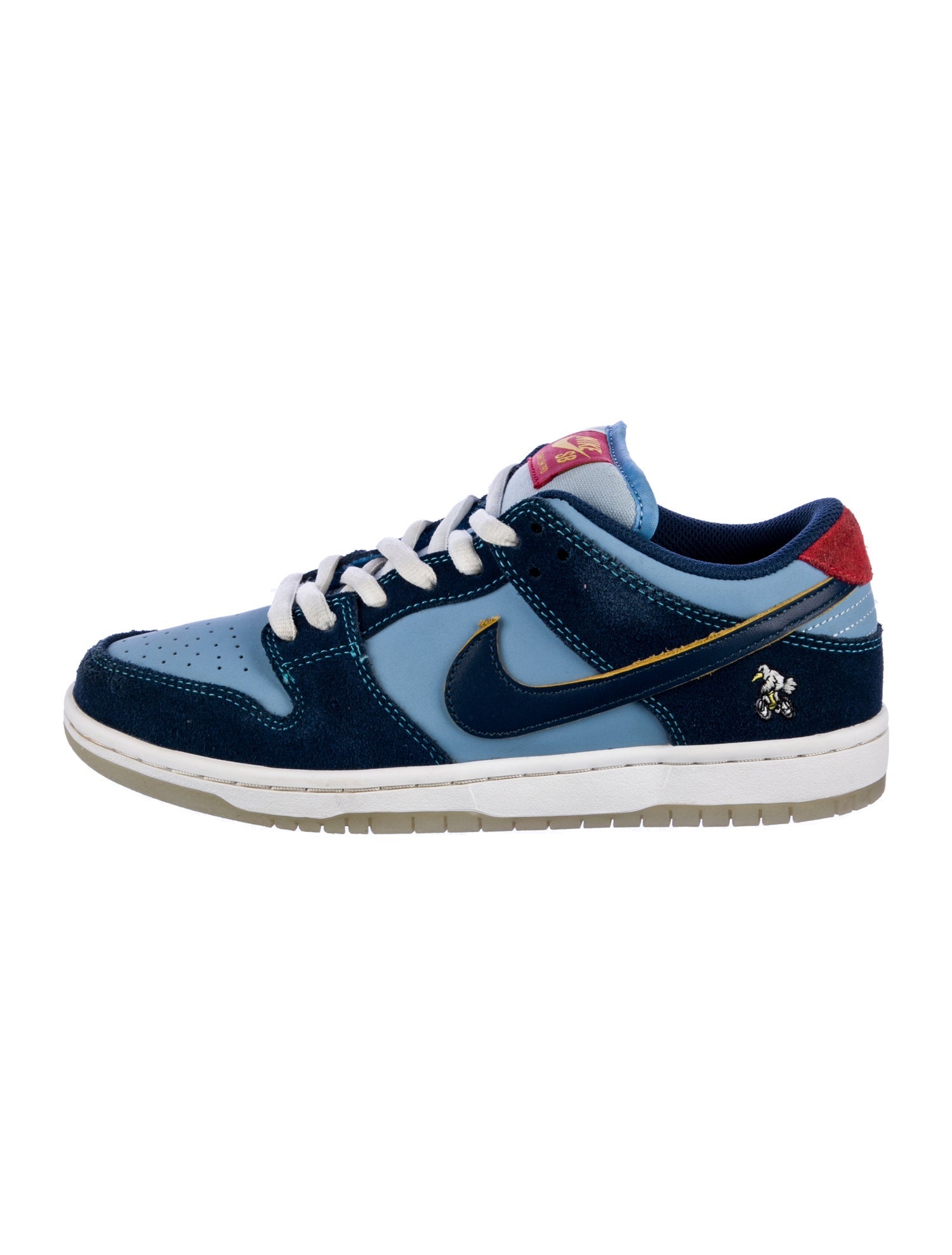 Nike SB Suede Colorblock Pattern Sneakers