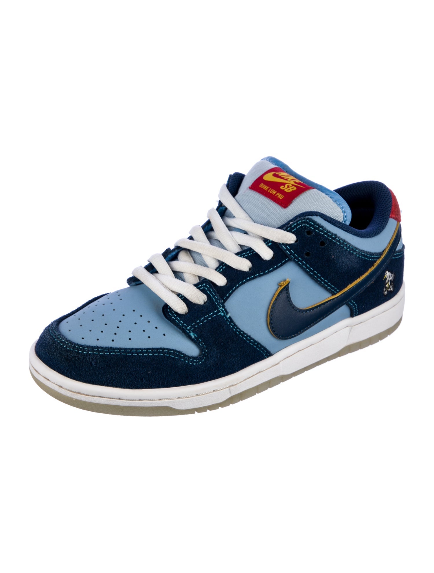Nike SB Suede Colorblock Pattern Sneakers