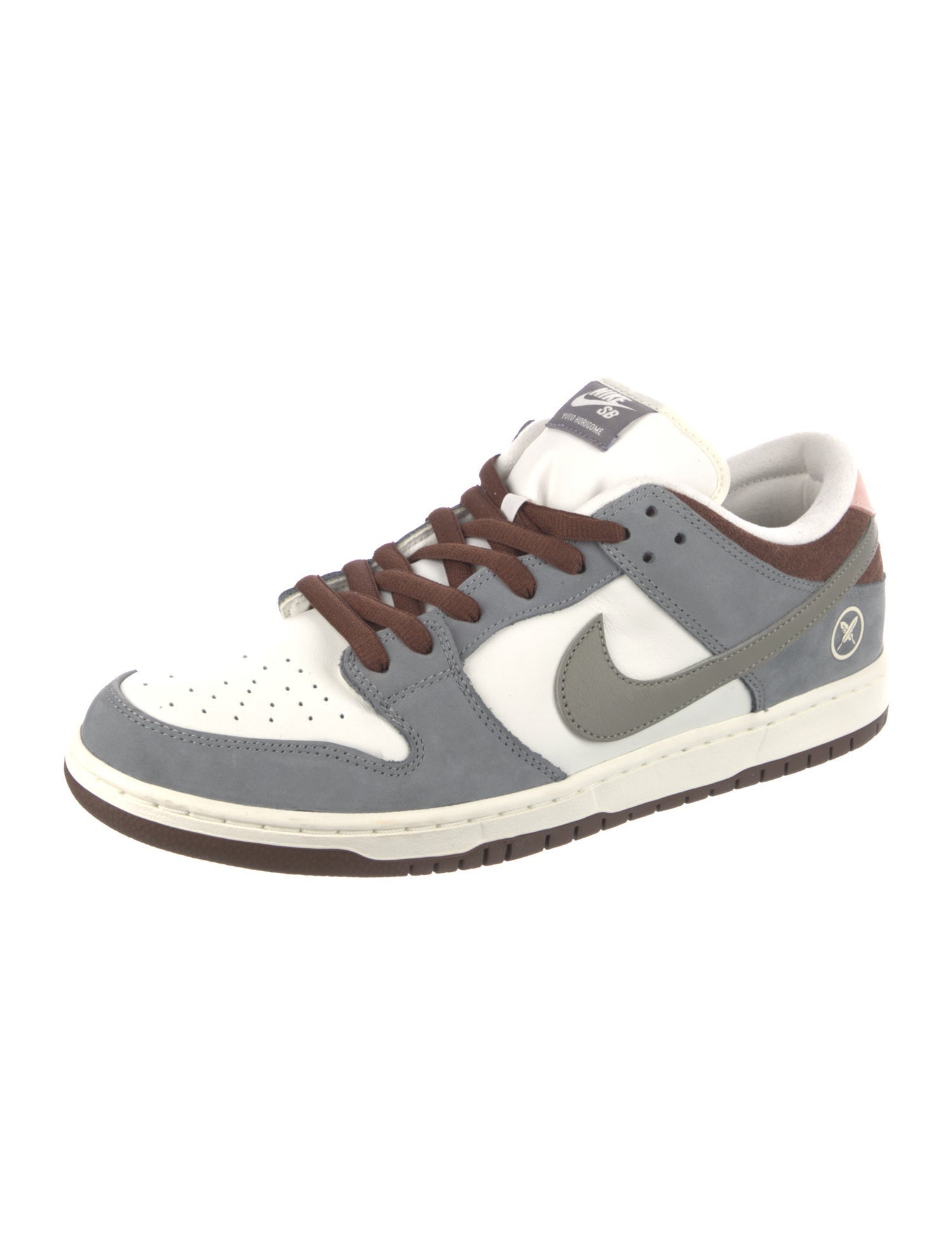 Nike SB Leather Colorblock Pattern Sneakers