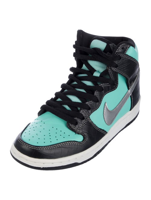 Nike SB Leather Colorblock Pattern Sneakers