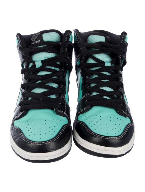 Nike SB Leather Colorblock Pattern Sneakers