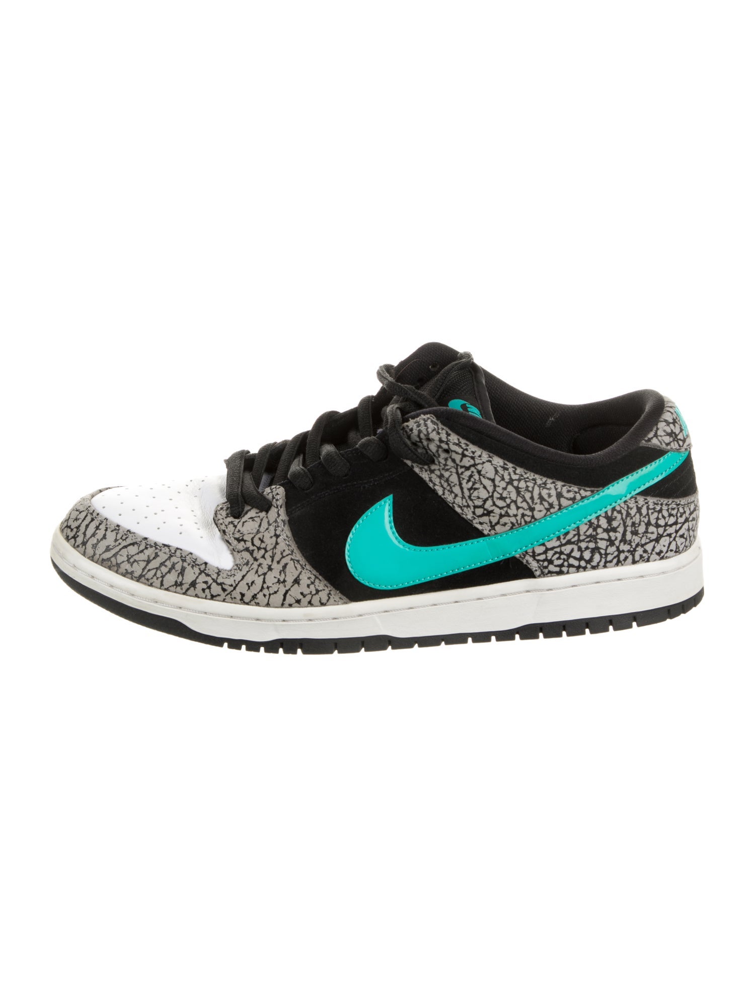 Nike SB Leather Printed Athletic Sneakers