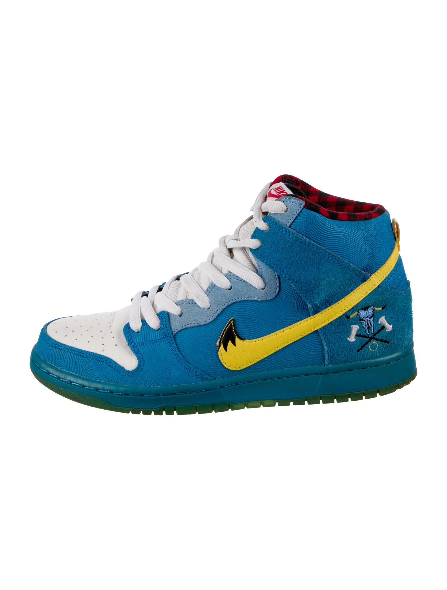 Nike SB Suede Colorblock Pattern Sneakers