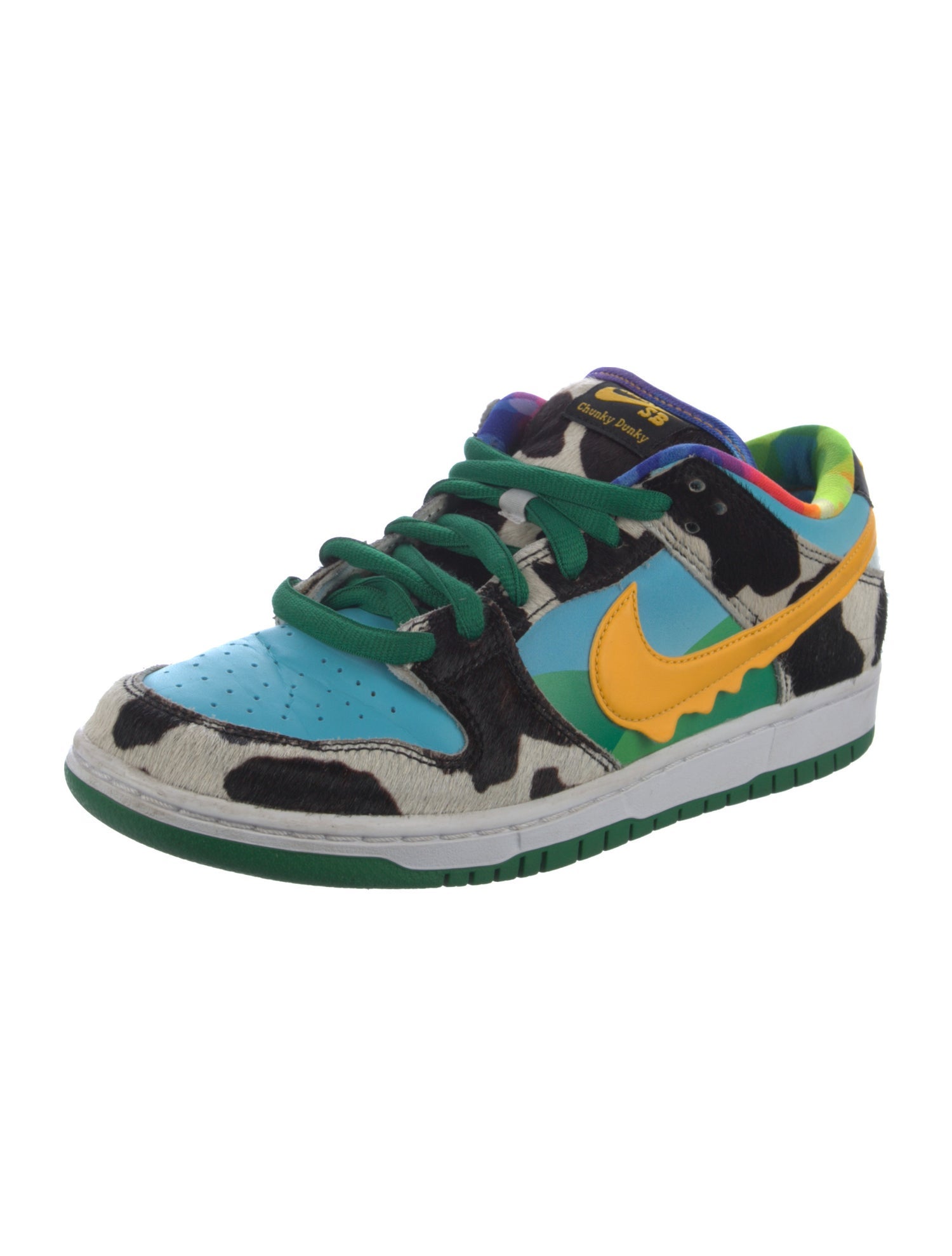 Nike SB Leather Printed Athletic Sneakers