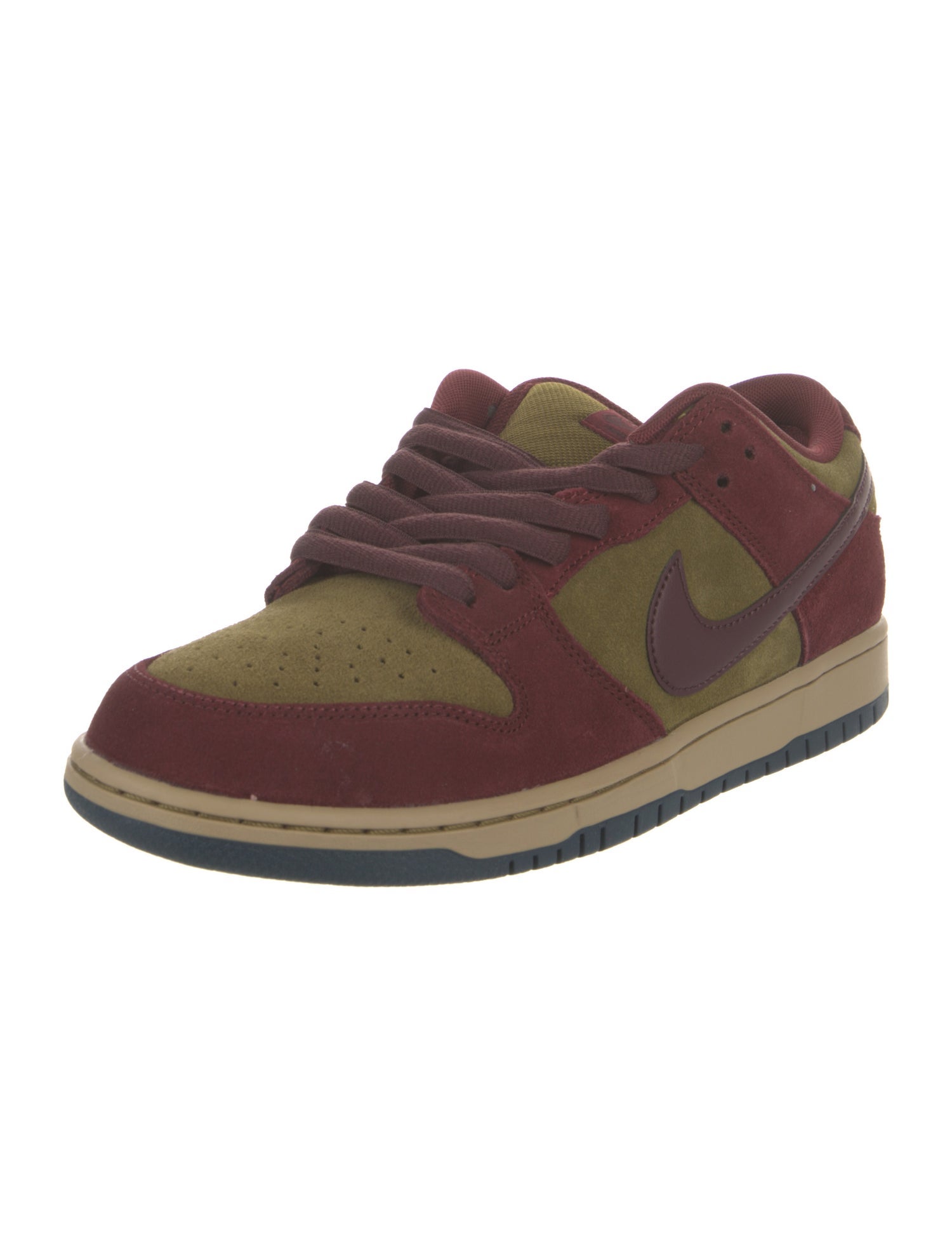 Nike SB Suede Colorblock Pattern Sneakers w/ Tags