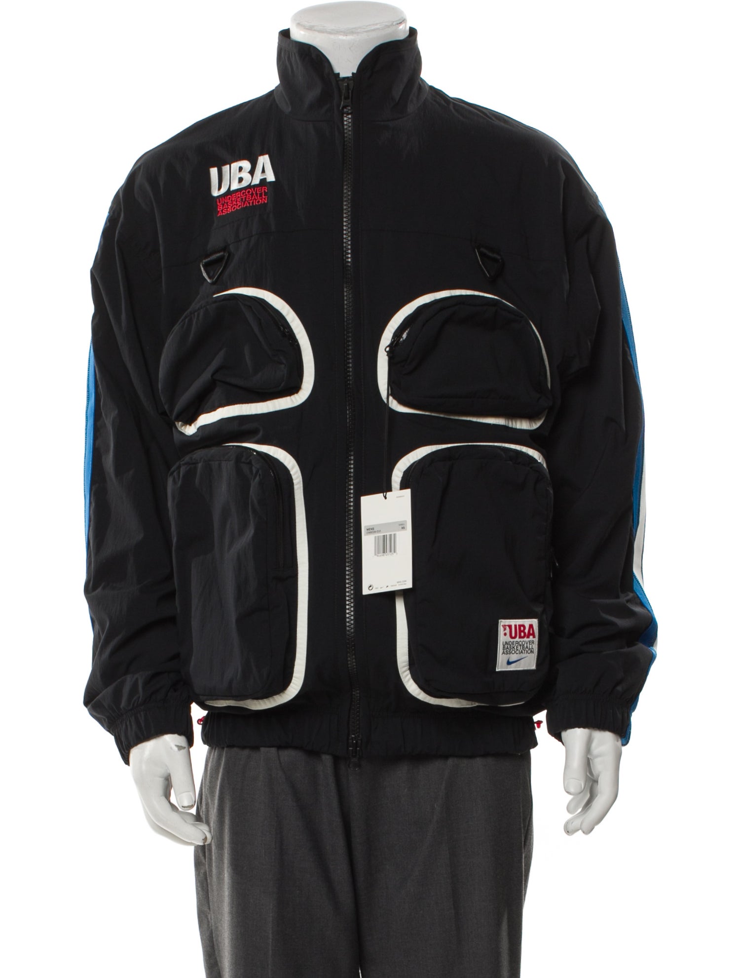 Nike x Undercover Embroidered Logo Track Colorblock Pattern Parka w/ Tags