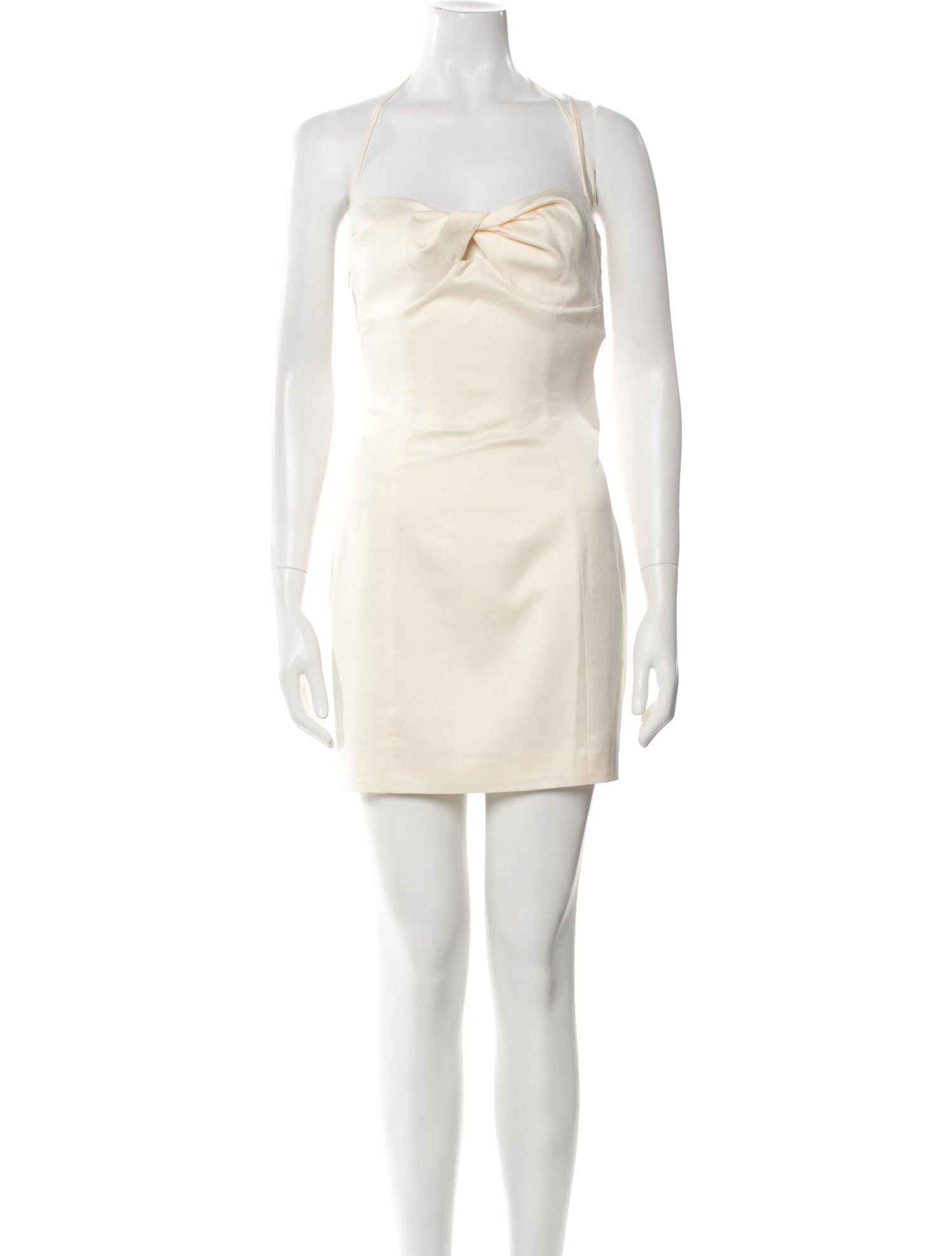 Nana Jacqueline Square Neckline Mini Dress