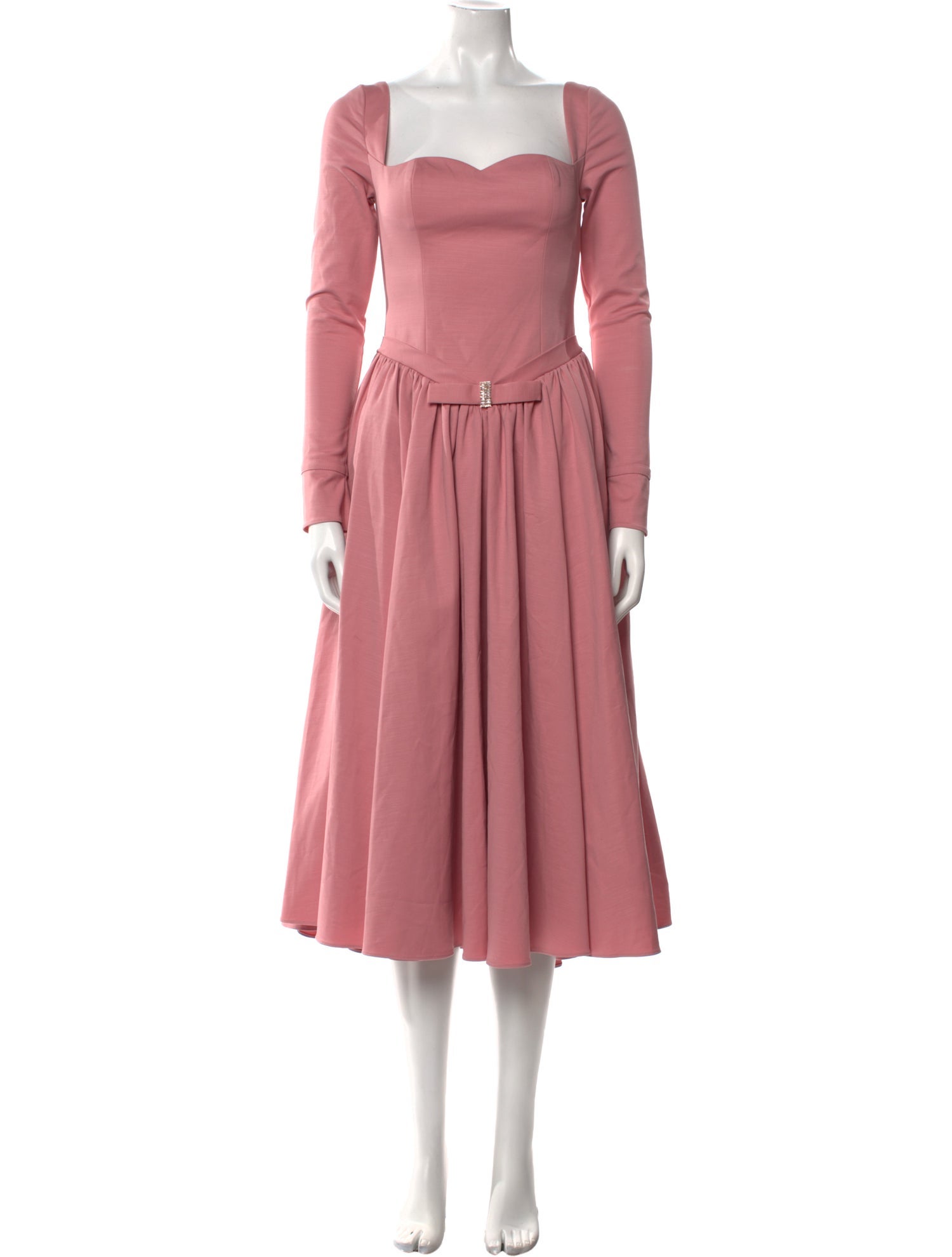 Nana Jacqueline Square Neckline Midi Length Dress w/ Tags