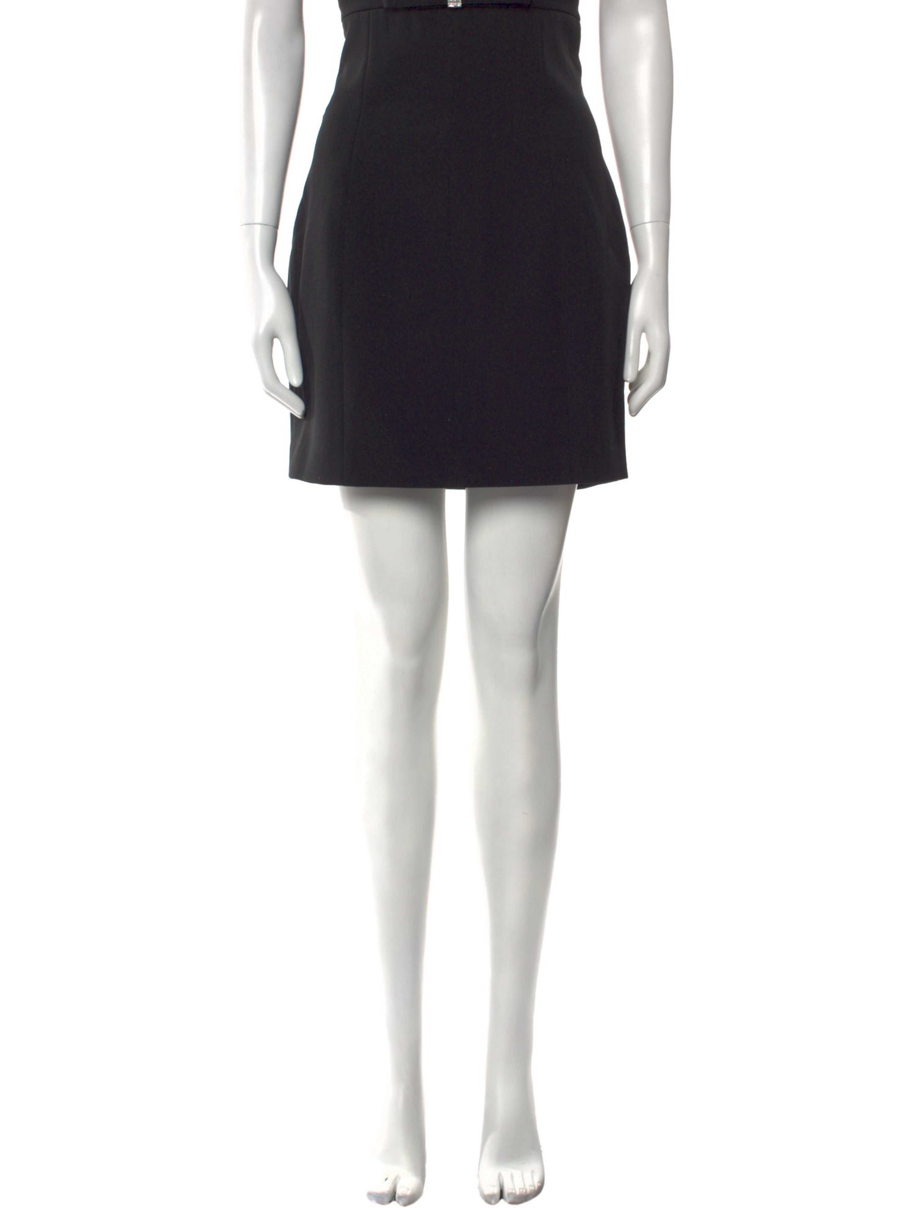 Crystal Embellishments Mini Skirt