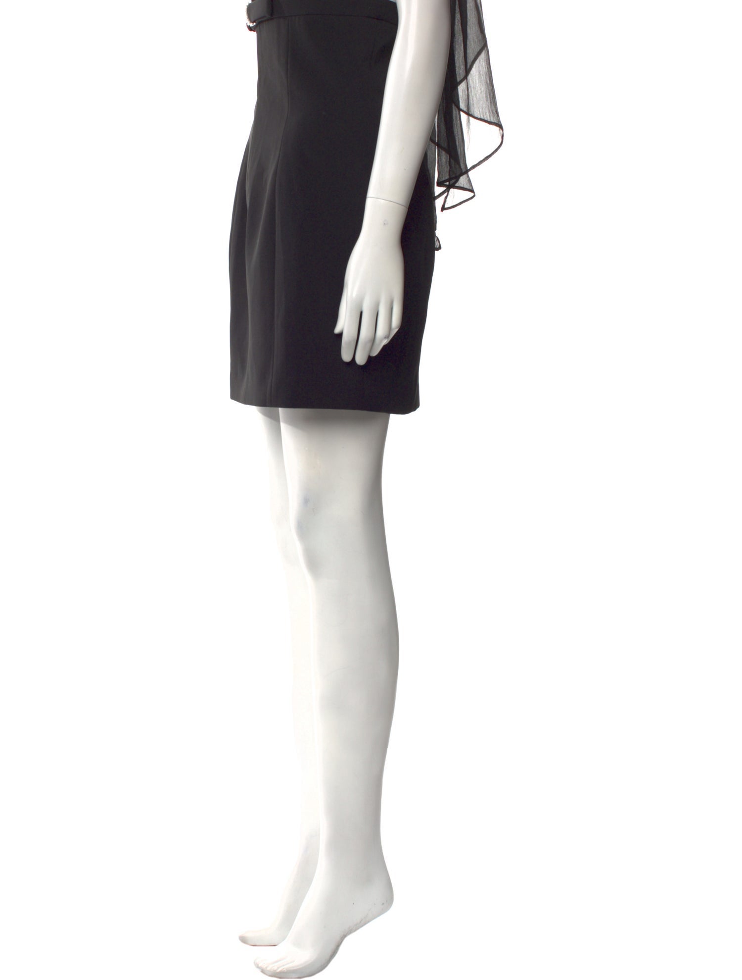 Nana Jacqueline Crystal Embellishments Mini Skirt