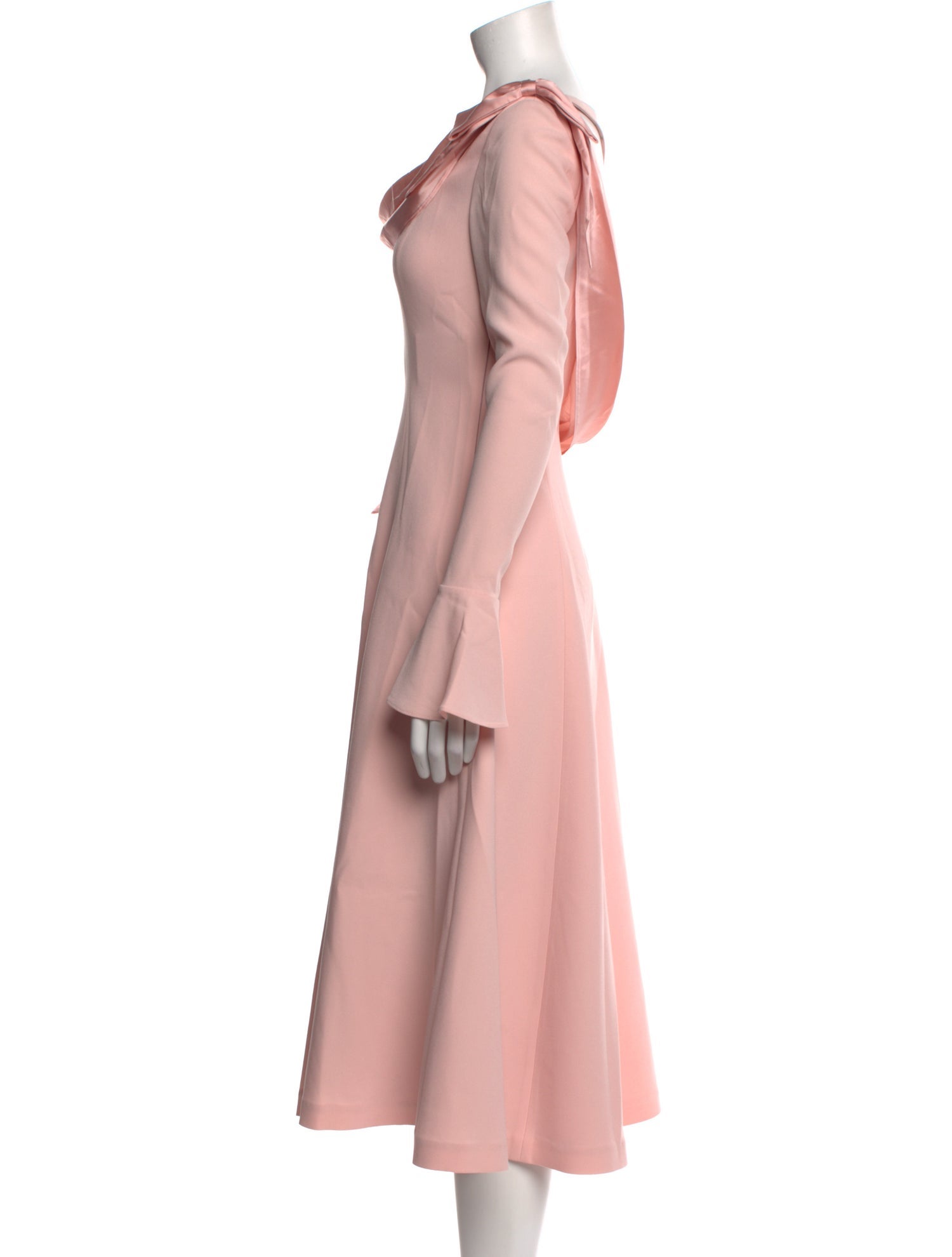 Nana Jacqueline Cowl Neck Midi Length Dress