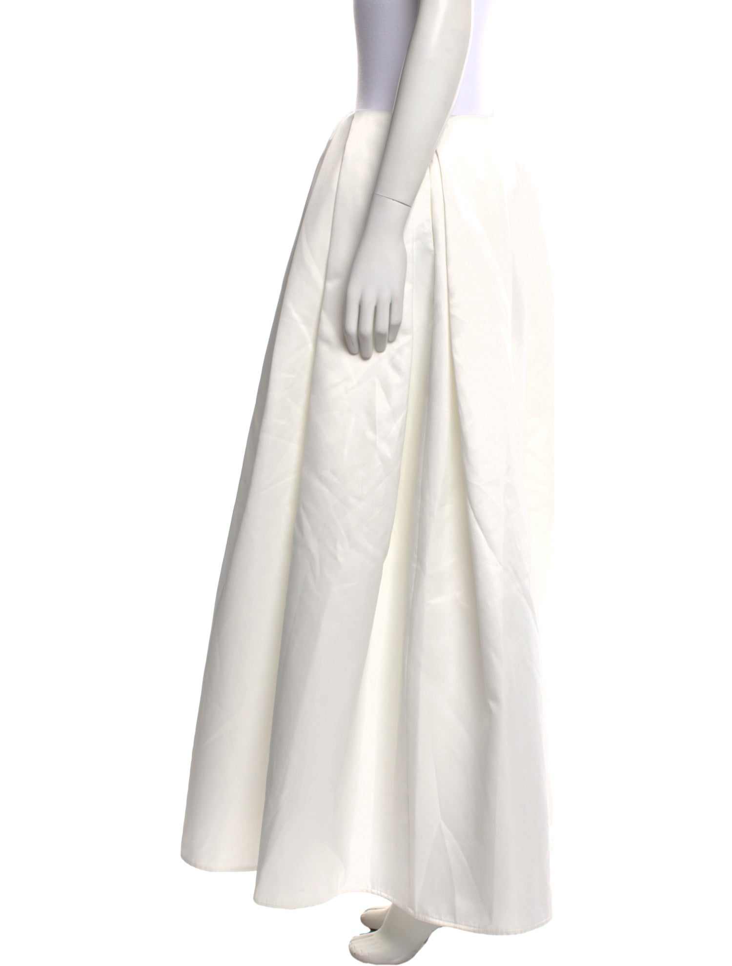 Nana Jacqueline Pleated Accents Midi Length Skirt