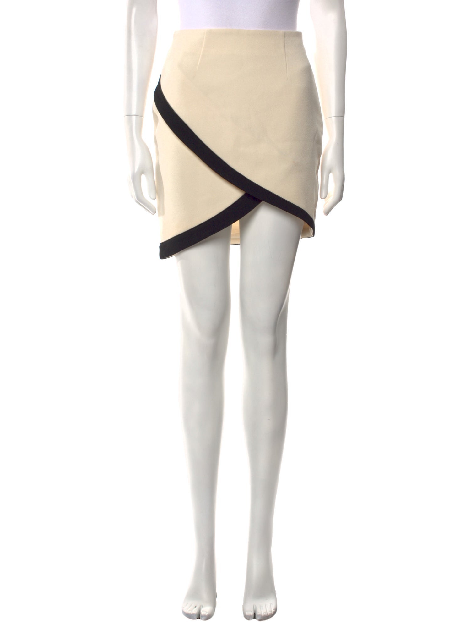 Nana Jacqueline Colorblock Pattern Mini Skirt