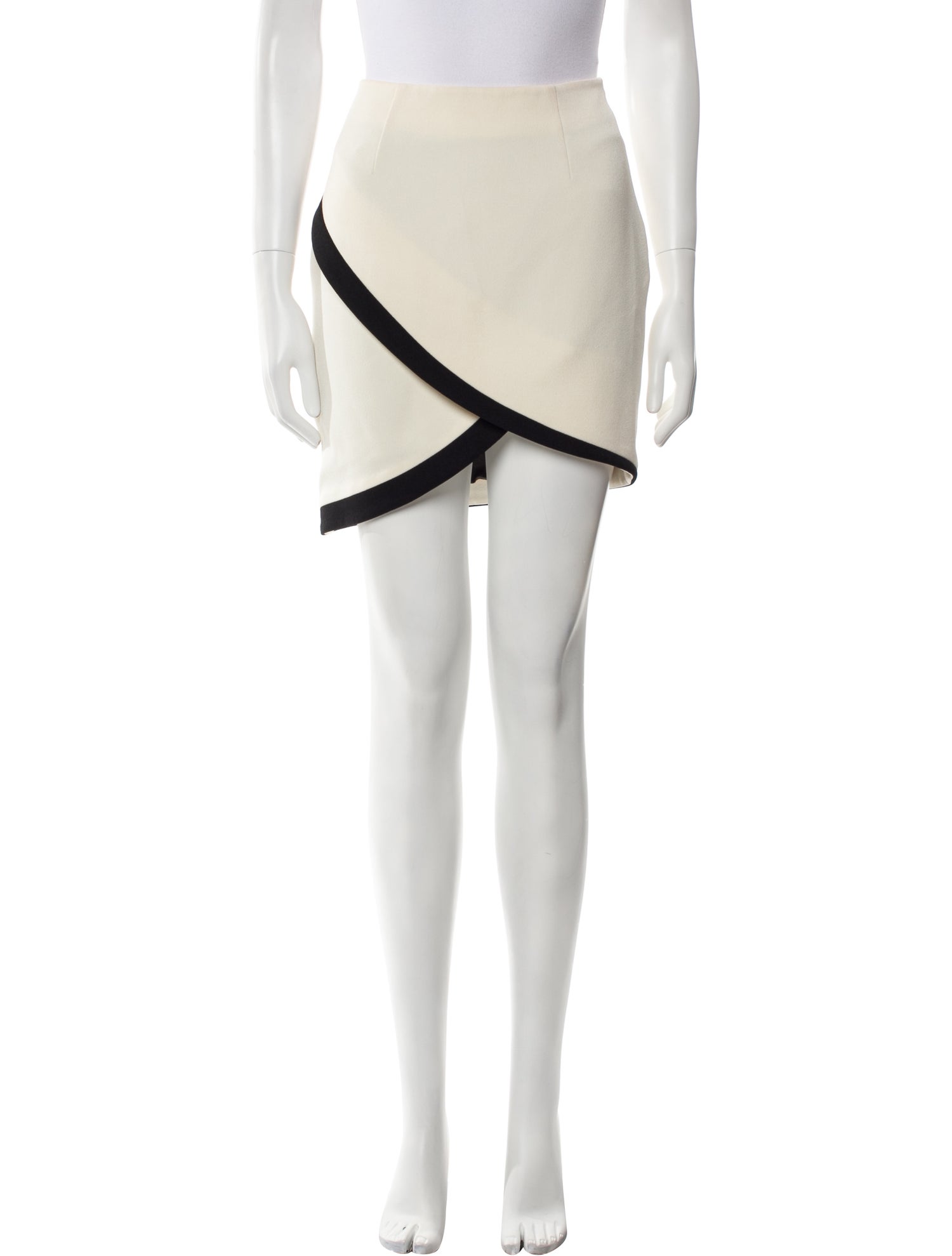 Nana Jacqueline Colorblock Pattern Mini Skirt